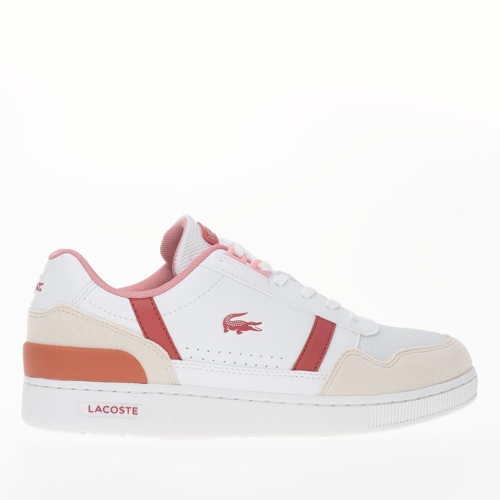 Boty Lacoste T-Clip 124 6 SUJ 747SUJ0015-B53 - bílé