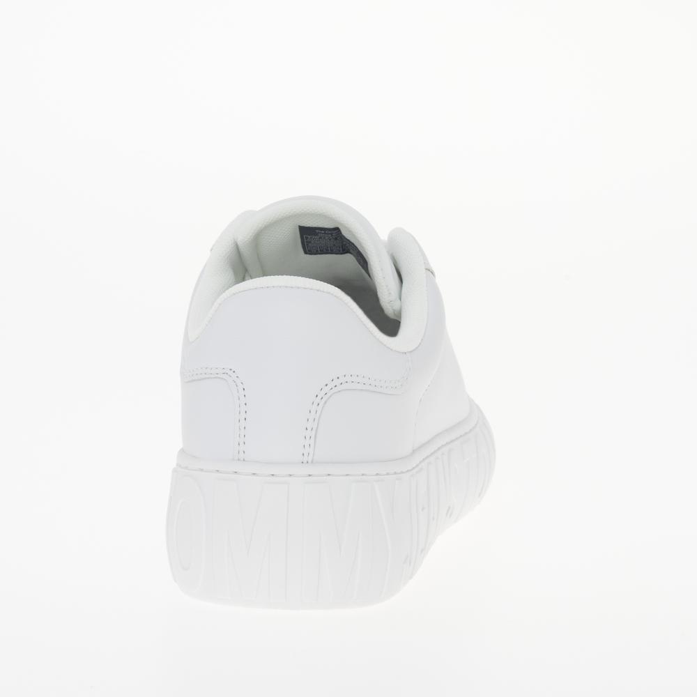 Boty Tommy Jeans Leather Cupsole Ess EN0EN02507-YBS - bílé