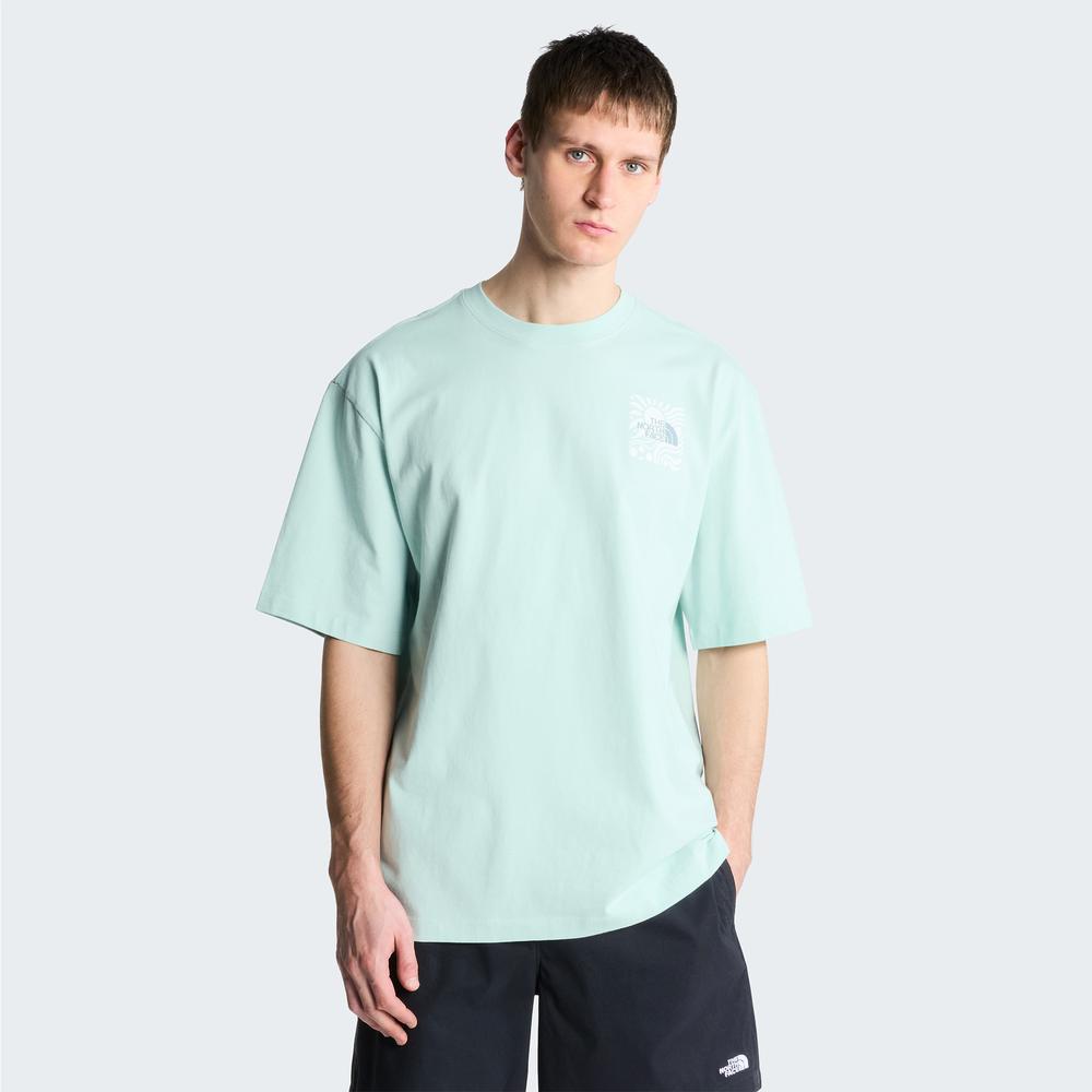 Tričko pánské The North Face Sun 0A8GA0G701 - mátové