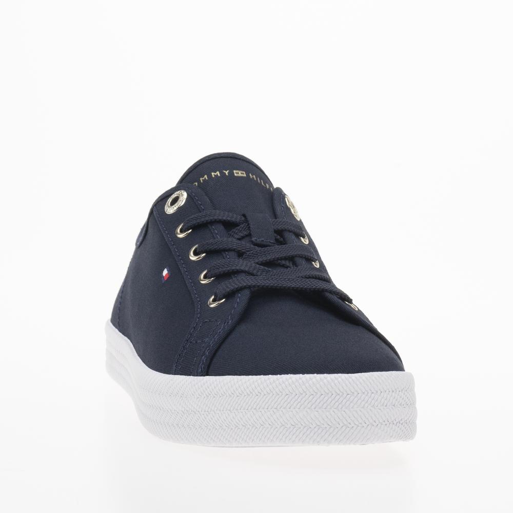 Boty Tommy Hilfiger Essential Vulcanized Sneaker FW0FW07119-DW6 - tmavě modrě