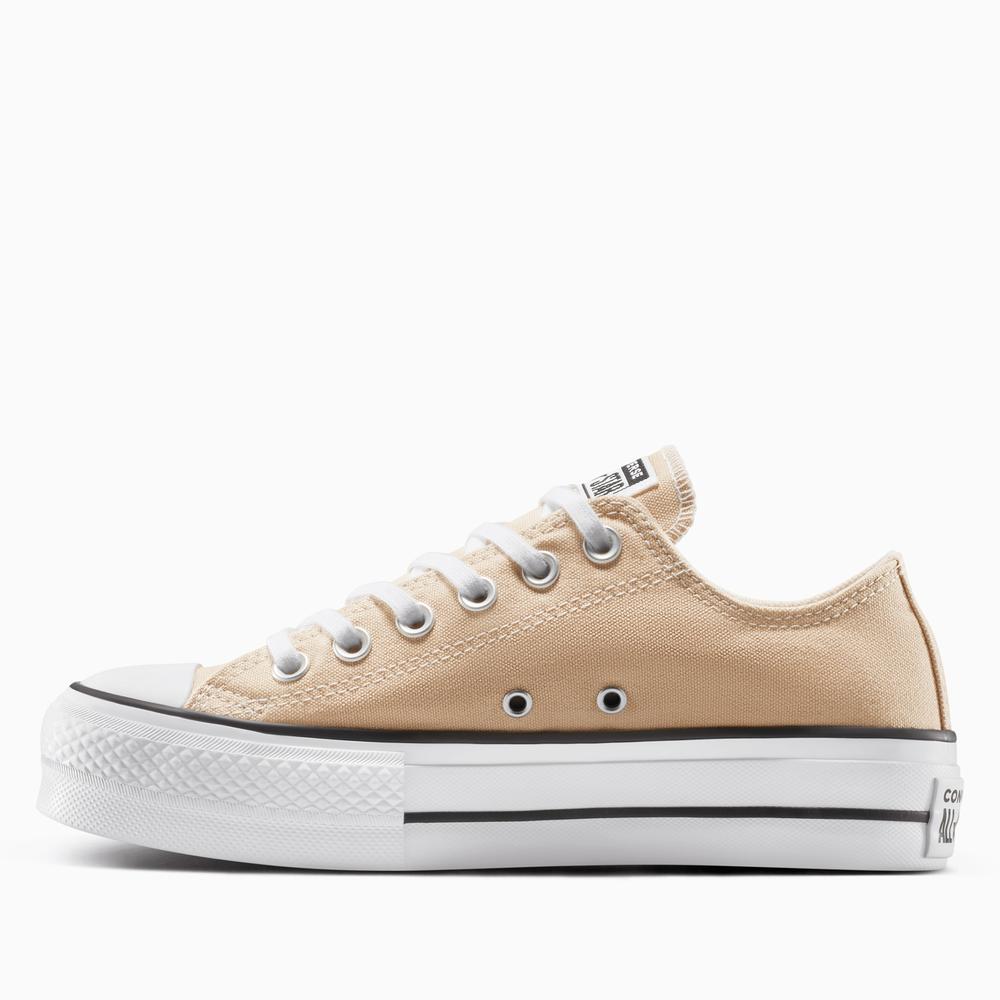 Boty Converse Chuck Taylor All Star Lift Platform A11877C - béžové