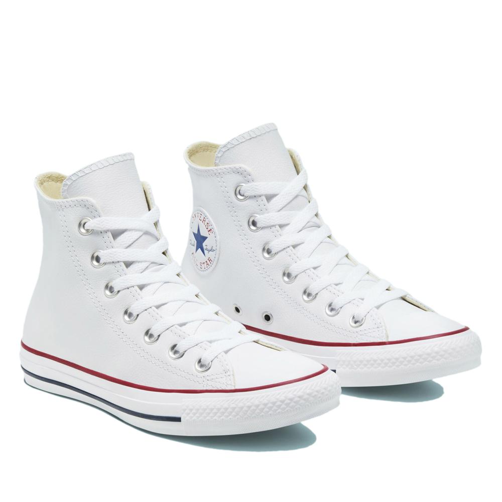 Boty Converse Chuck Taylor All Star Leather 132169C - bílé
