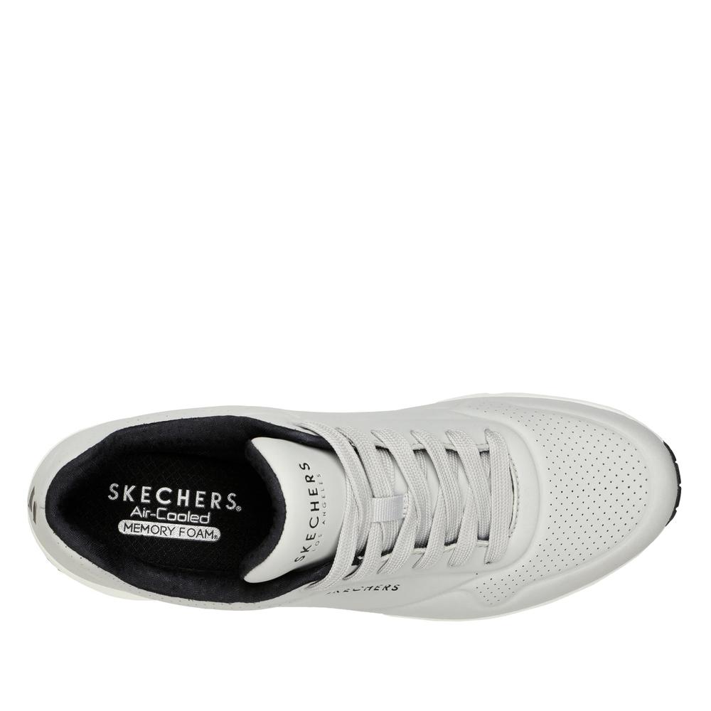 Boty Skechers Uno Stand on Air 52458LGBK - šedivé