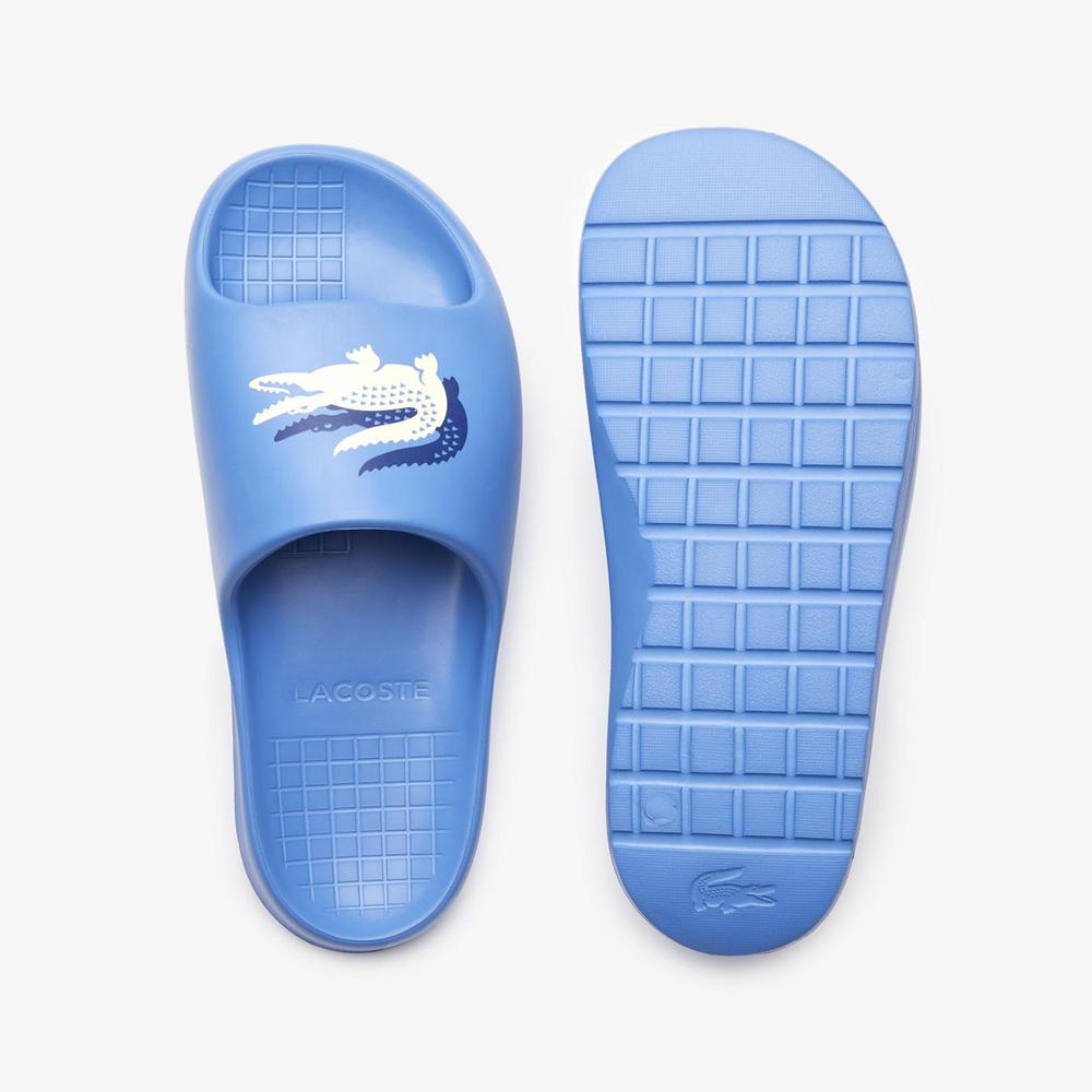 Žabky Lacoste Croco 2.0 Eco 123 745CMA0005-2M8 - modré