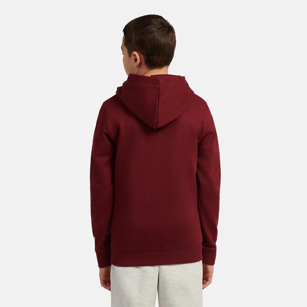 Dětské mikina New Balance LAKB0347MHB - bordové