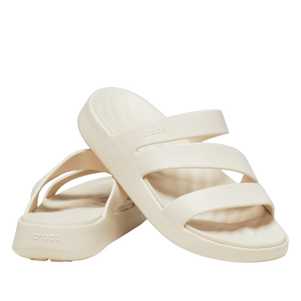 Žabky dámské Crocs Getaway Strappy 209587-160 - bílé