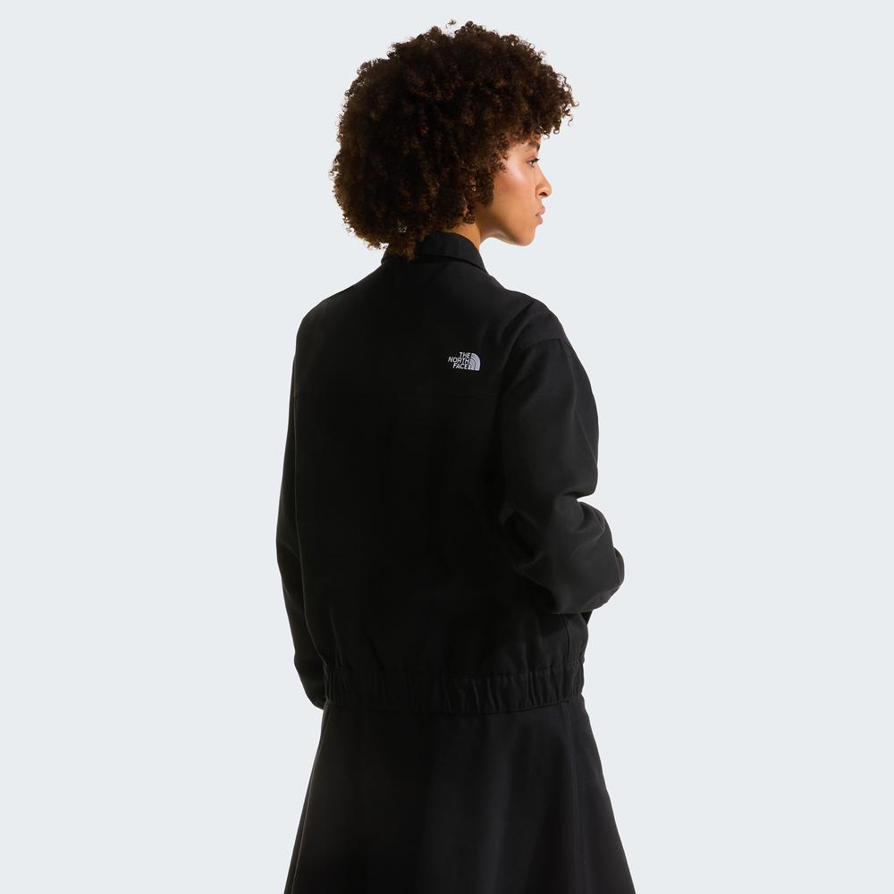 Dámská bunda The North Face Twill Collared 0A8G9DJK31 - černé