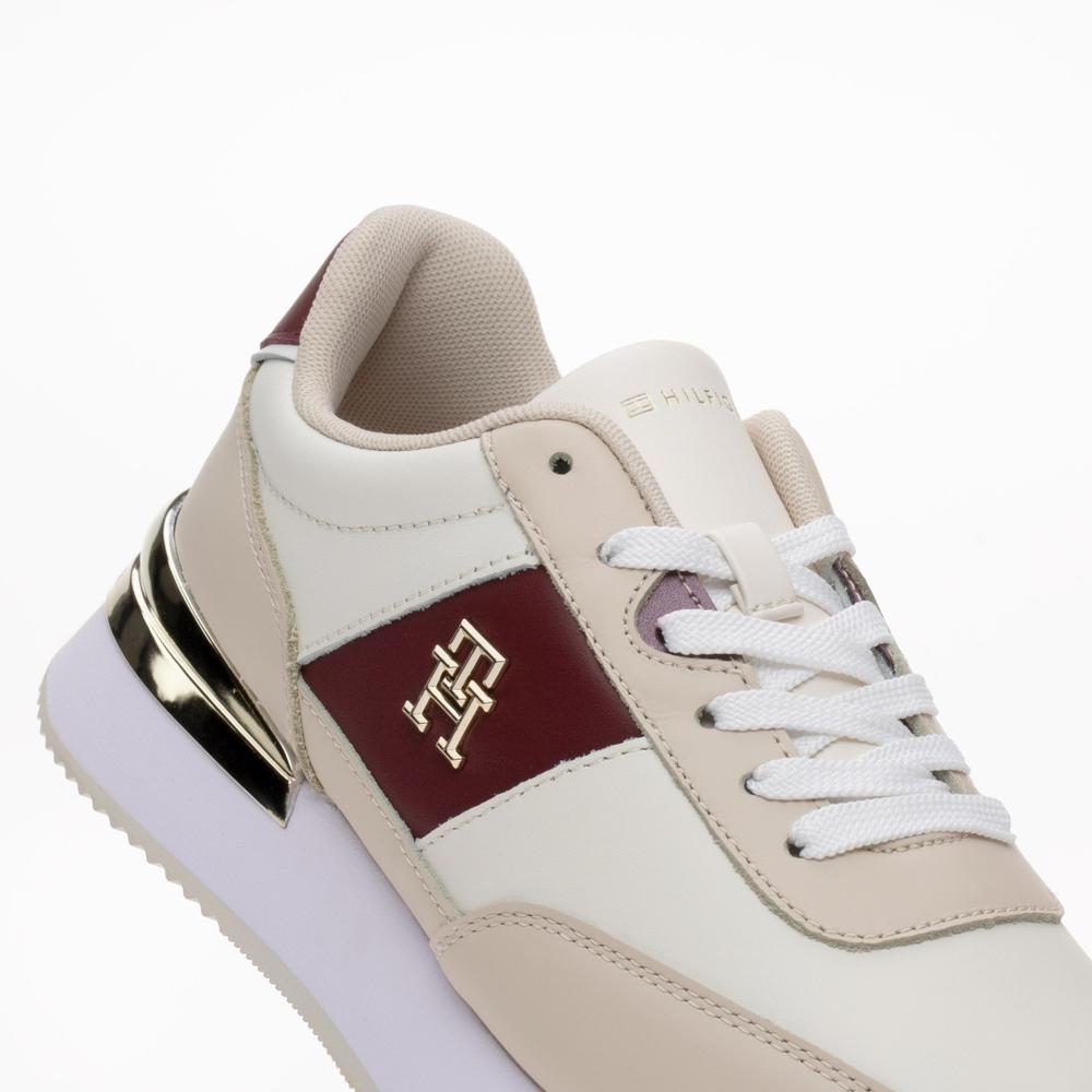 Boty Tommy Hilfiger Elevated Feminine Runner FW0FW07306-YBH  - béžové