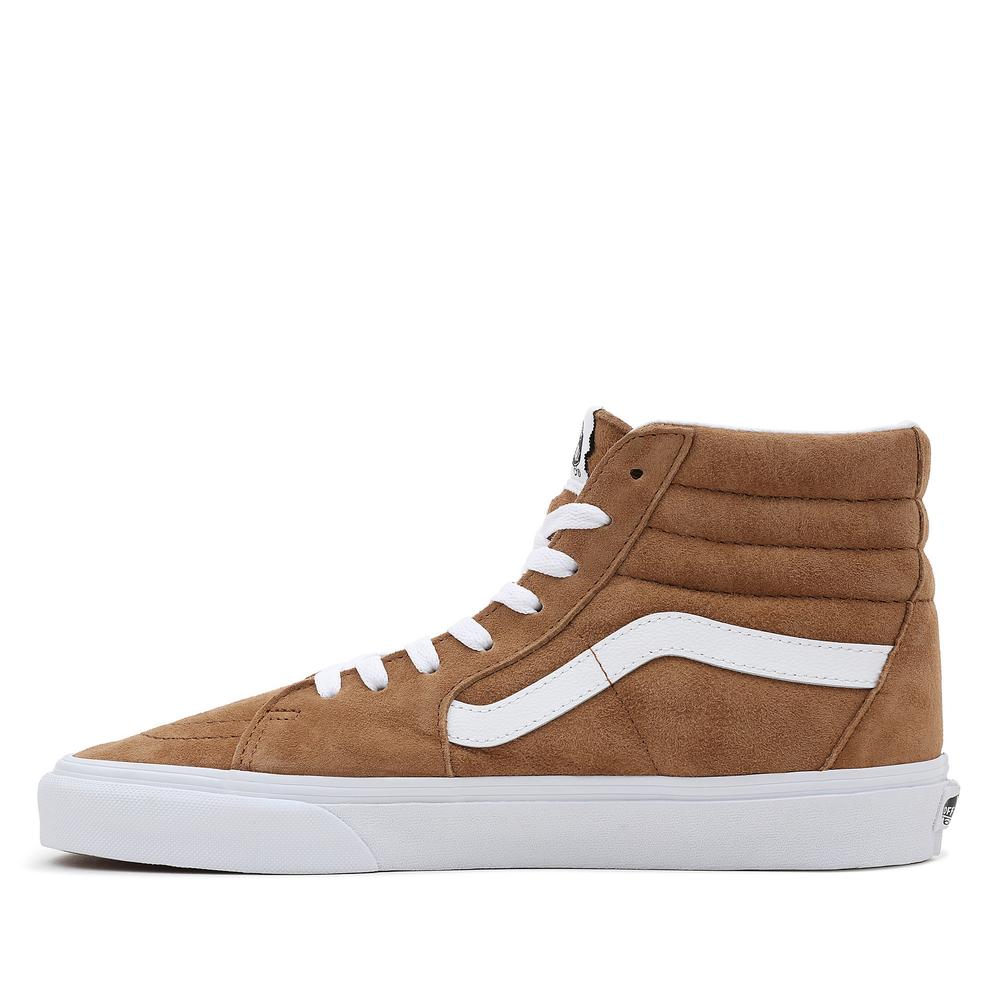 Boty Vans Pig Suede Sk8-Hi VN0005U9TBN1 - hnědé