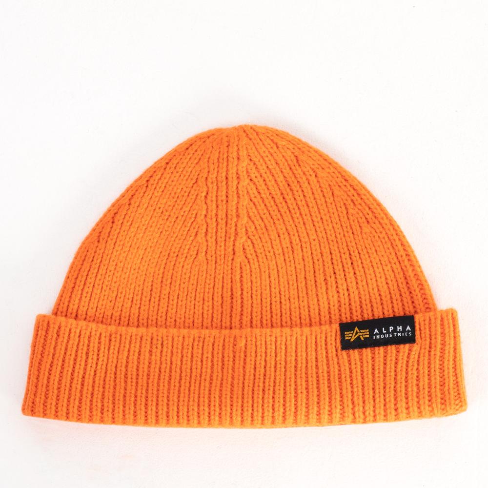 Čepice Alpha Industries Dockers Beanie 138905429 - oranžové
