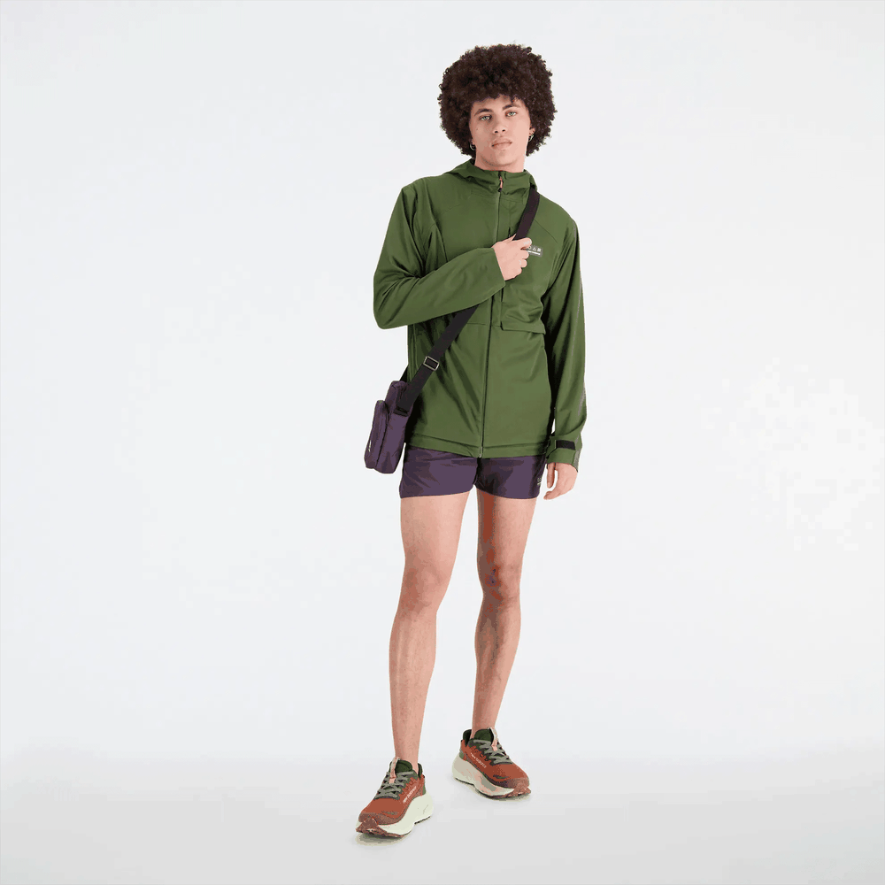 Pánská bunda New Balance MJ33276KOU - zelené
