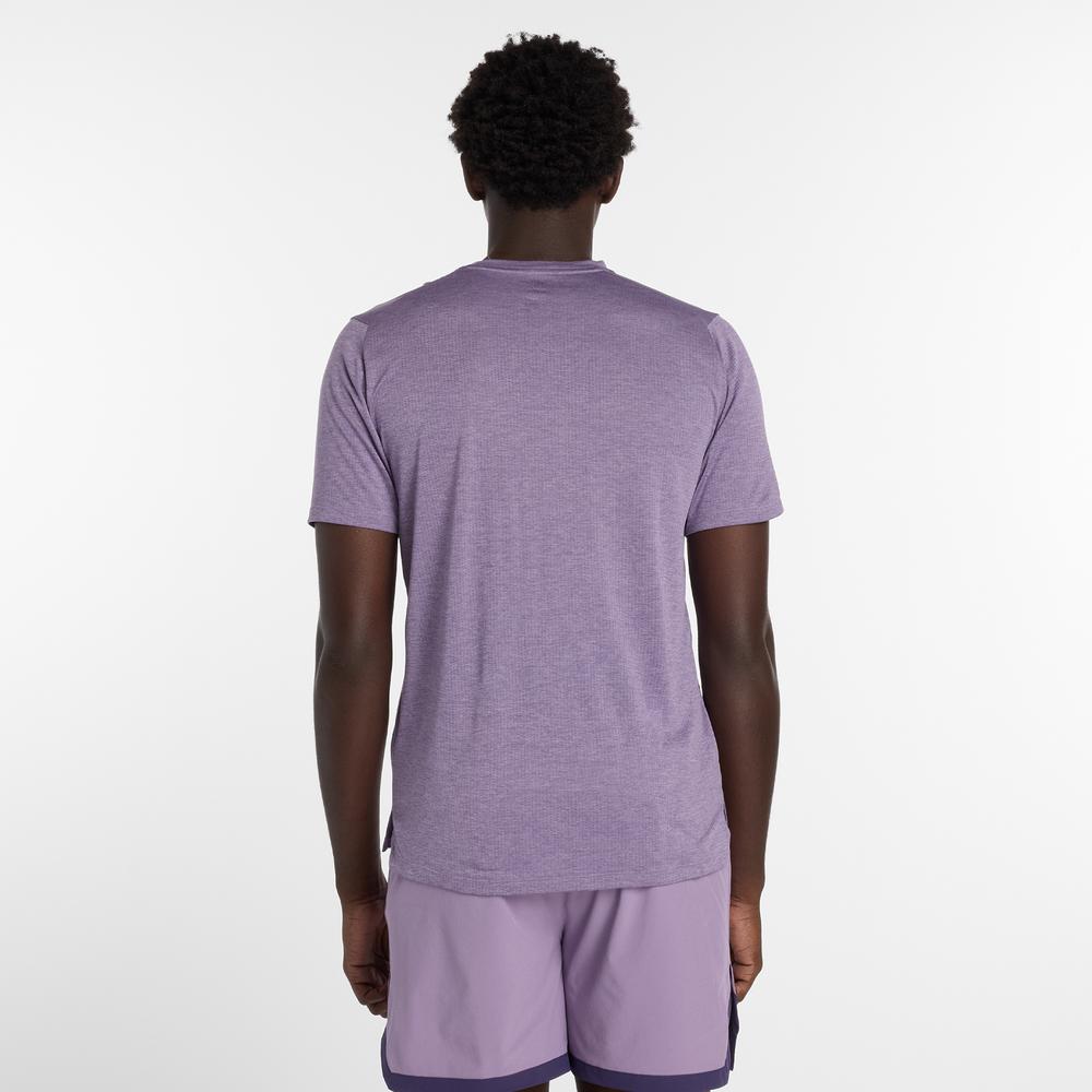 Pánské tričko New Balance MT41253AB7 - fialové