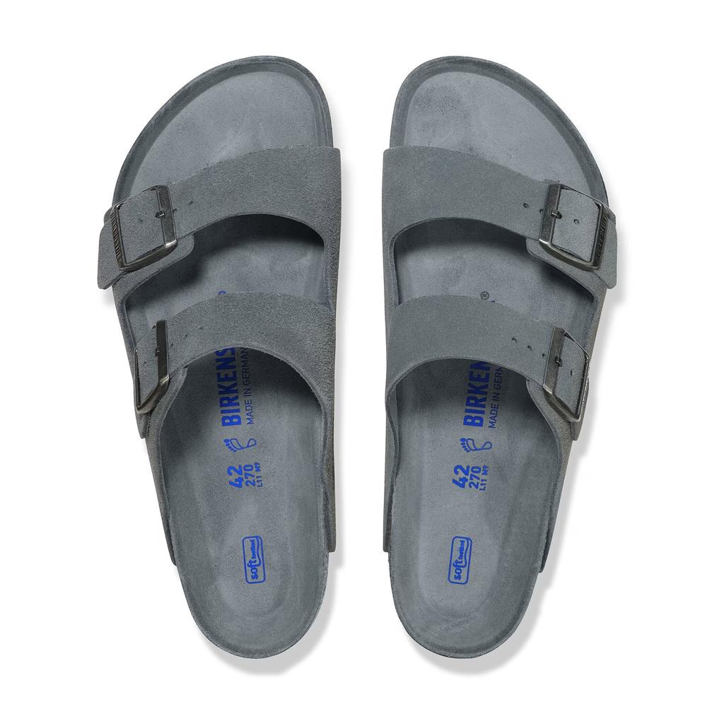 Pánské Žabky Birkenstock Arizona 1030860 - šedivé