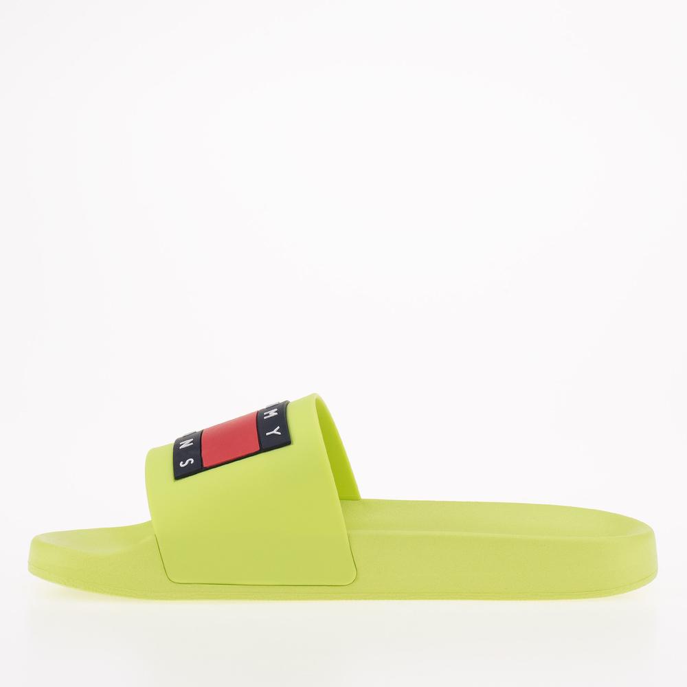 Žabky Tommy Jeans Flag Pool EN0EN02115-MSA - zelené