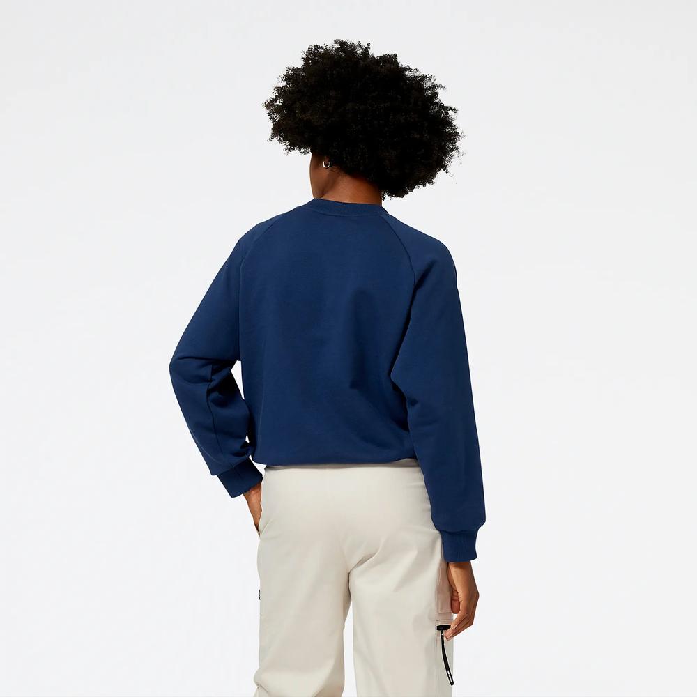 Dámská mikina New Balance WT31557NNY - tmavě modrě