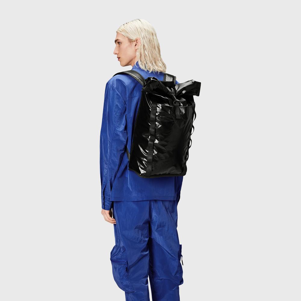 Ruksak Rains Sibu Rolltop 14770-01 - černé