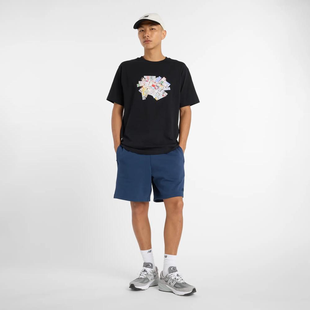 Pánské tričko New Balance MT53905BK - černé
