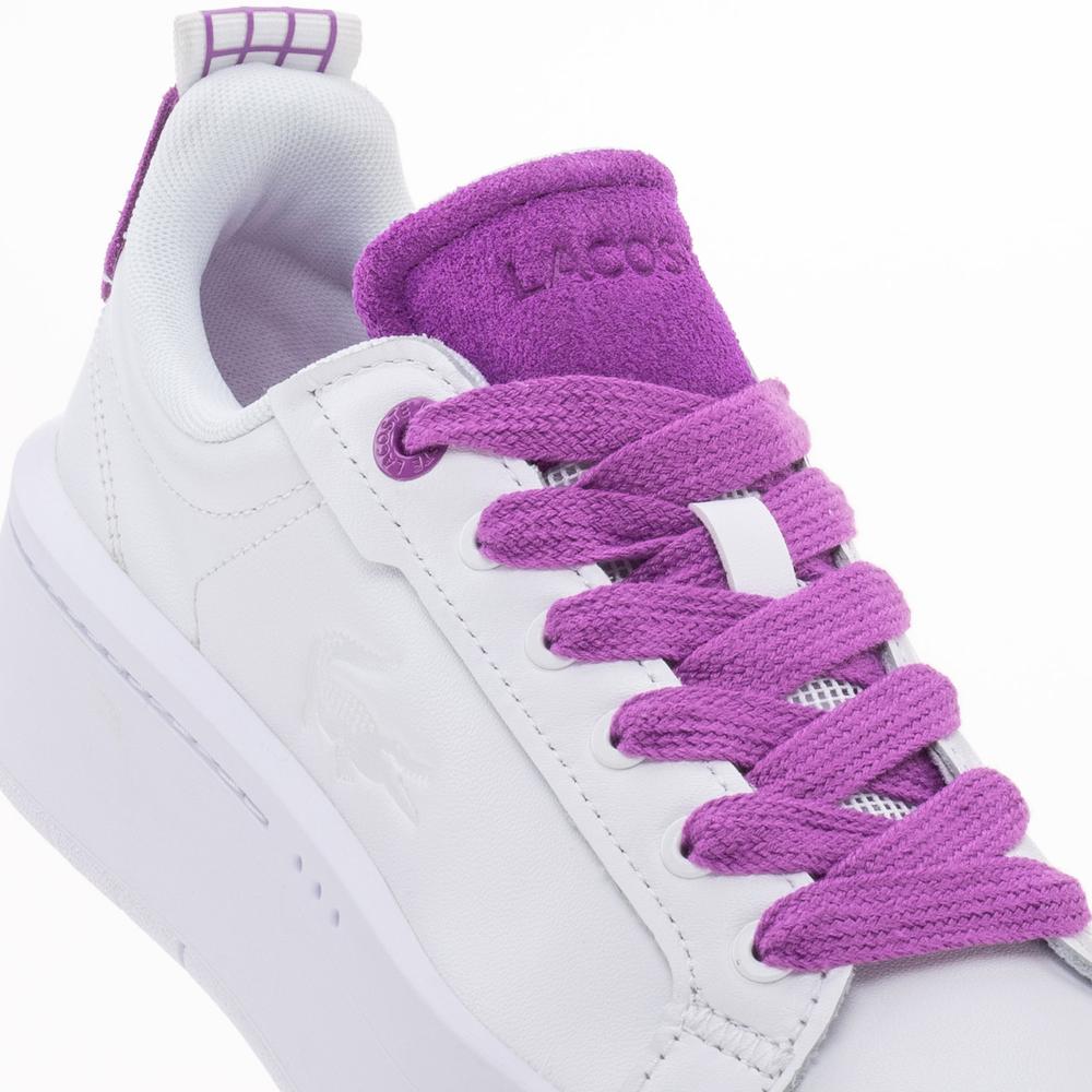 Boty Lacoste Carnaby Plat 123 1 SFA 745SFA0040-Z54 - bílé