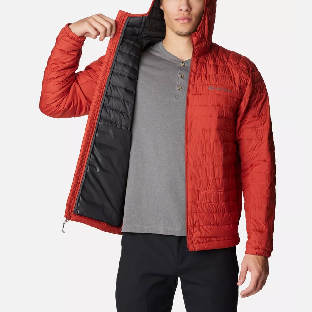 Bunda Columbia Silver Falls Hooded Insulated 2034506849 - červené