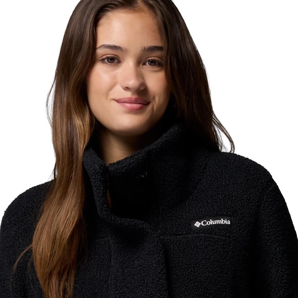 Dámská bunda Columbia Panorama Lon Sherpa Fleece 1862582010 - černé