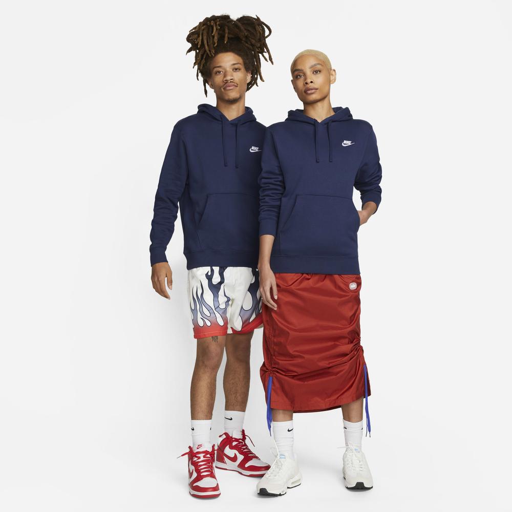 Mikina Nike NSW Club Fleece BV2654-410 - tmavě modrě