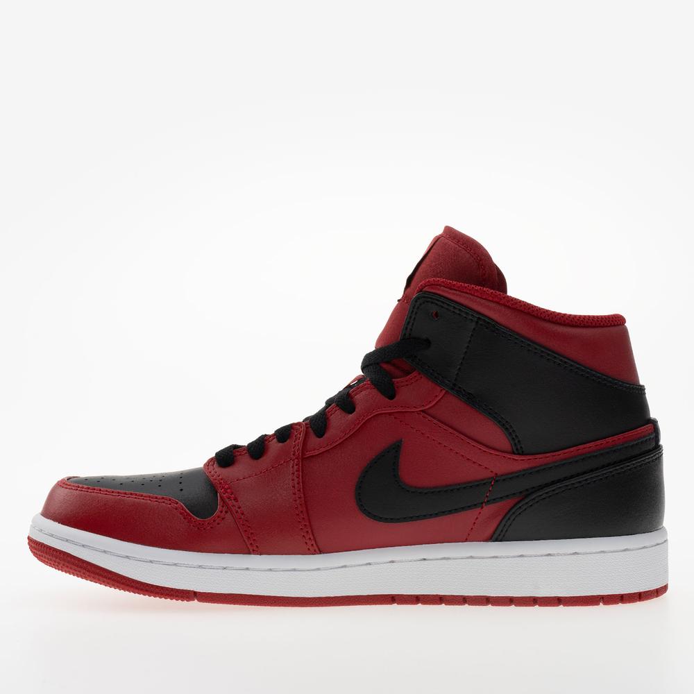 Pánské boty Air Jordan 1 MID 554724-660 - červené