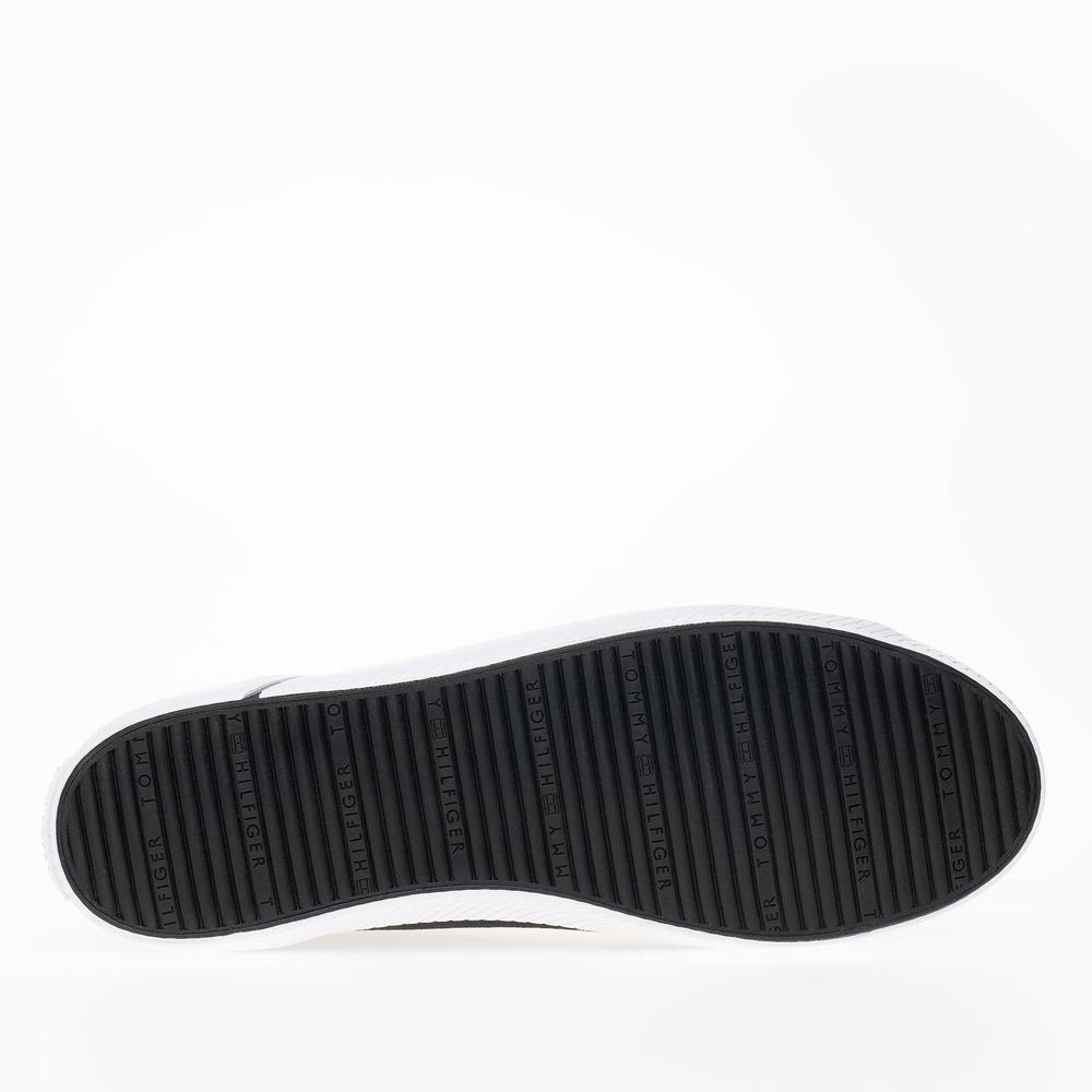 Boty Tommy Hilfiger Vulc Canvas FW0FW08063-BDS - černé