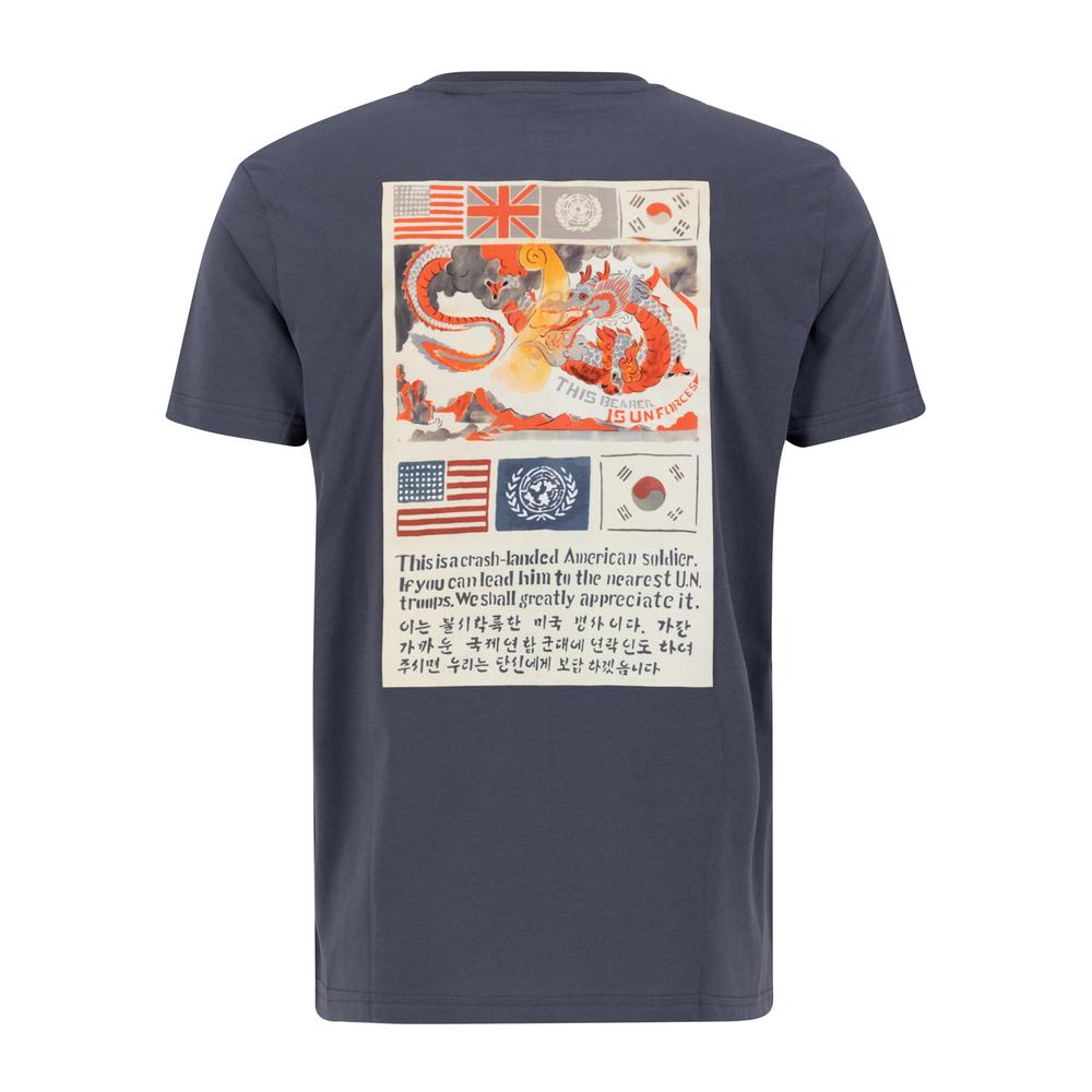 Tričko Alpha Industries USN Blood Chit T 2 136503136 - tmavě modrá