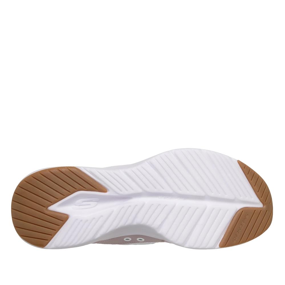 Dámské boty Skechers Slip-ins: Contour Foam Cozy Fit 150404LAV - bílé