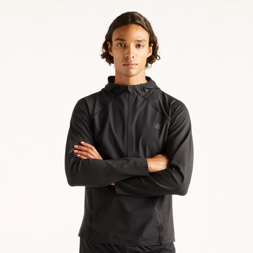 Pánská mikina New Balance Reflective Run MT61021BBK - černé