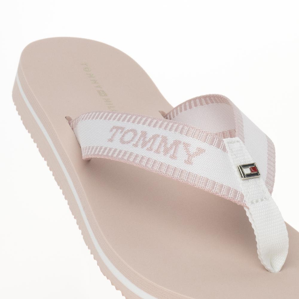 Žabky Tommy Hilfiger Webbing Pool Slide FW0FW07859-0LA - růžové