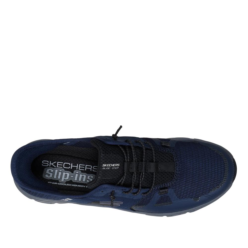 Pánské boty Skechers Slip-ins: Glide-Step Pro 232930NVCC - tmavě modrě