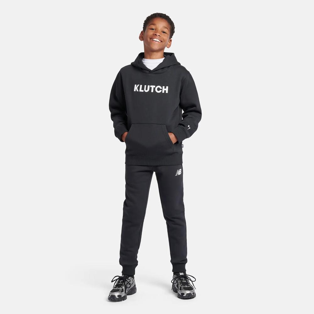 Dětské kalhoty New Balance LAKB0007BK - černé