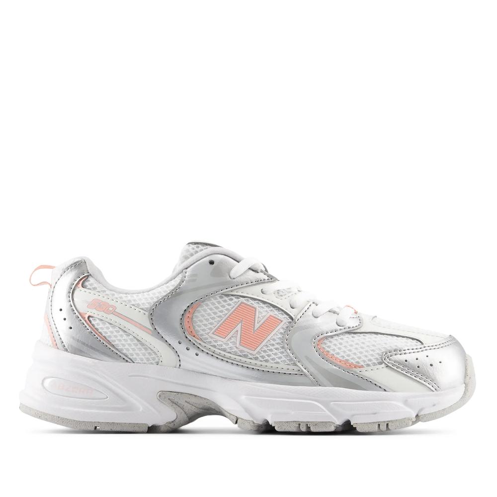 Dětské boty New Balance G5308SR - stříbně
