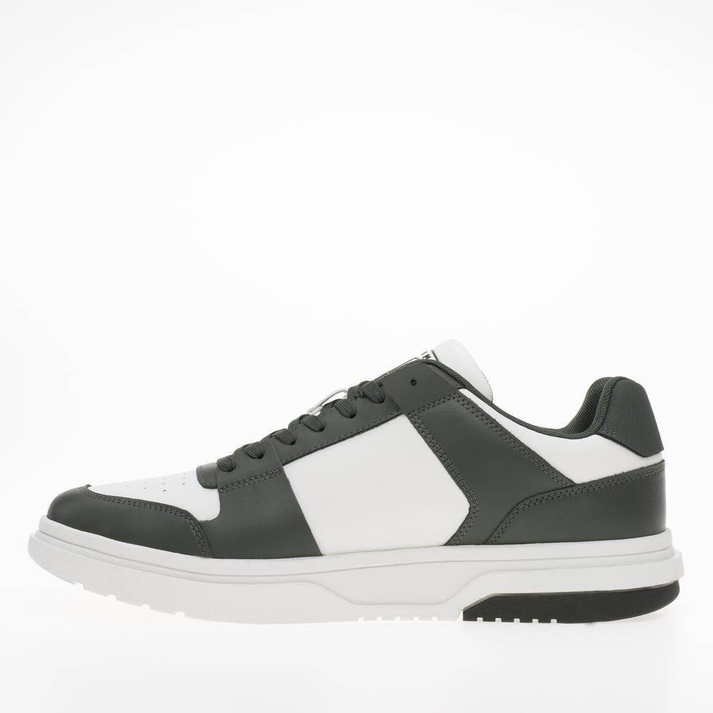 Boty Tommy Jeans TJM Leather Cupsole 2.0 EM0EM01283-0K4 - bílé