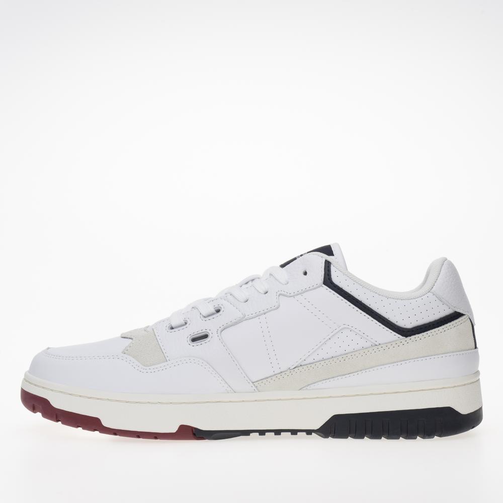 Boty Tommy Hilfiger Basket Street Mix FM0FM04970-YBS - bílé
