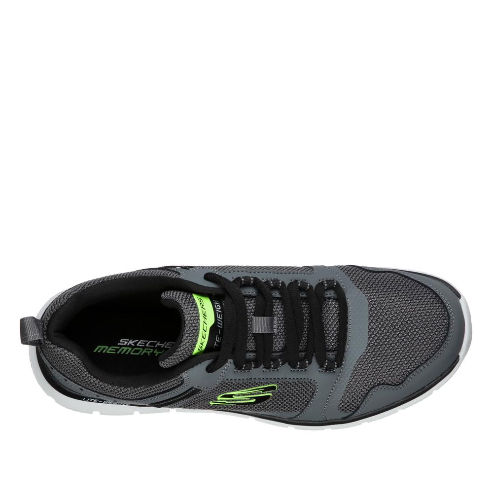 Unisex boty Skechers Track Knockhill 232001CCBK - šedivé