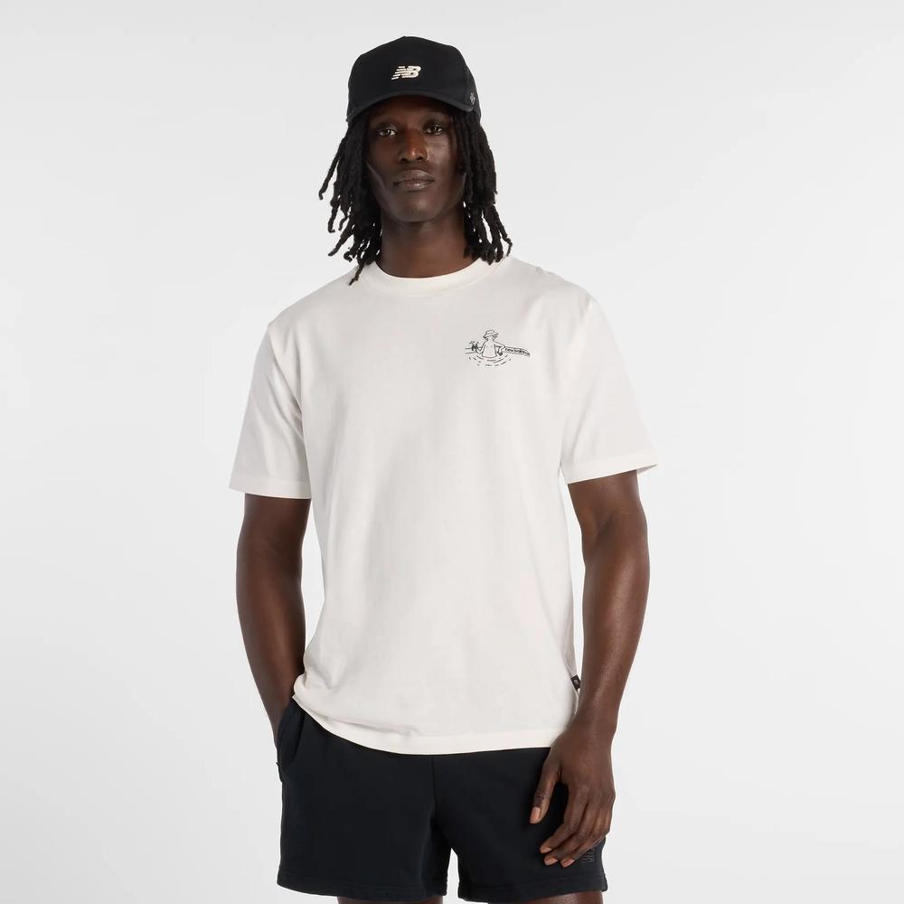 Pánské tričko New Balance MT61J9ICSST - bílé