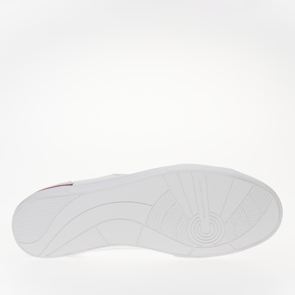 Boty Tommy Hilfiger Corporate Vulc Canvas FM0FM04954-YBS - bílé