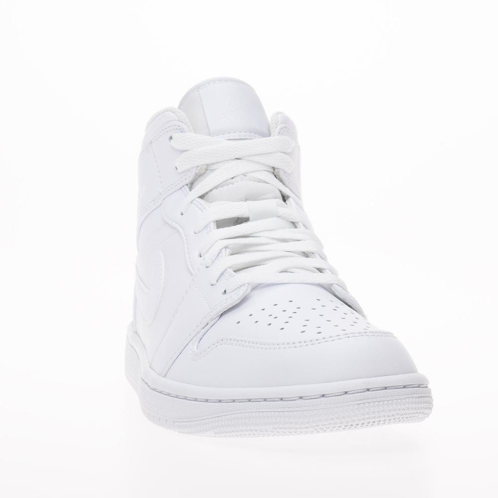 Boty Nike Air Jordan 1 MID 554724-136 - bílé