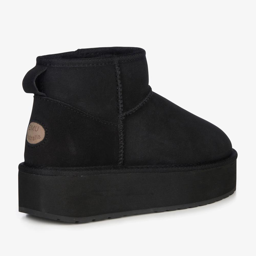 Boty Emu Australia Stinger Micro Flatform W13082BLAK - černé