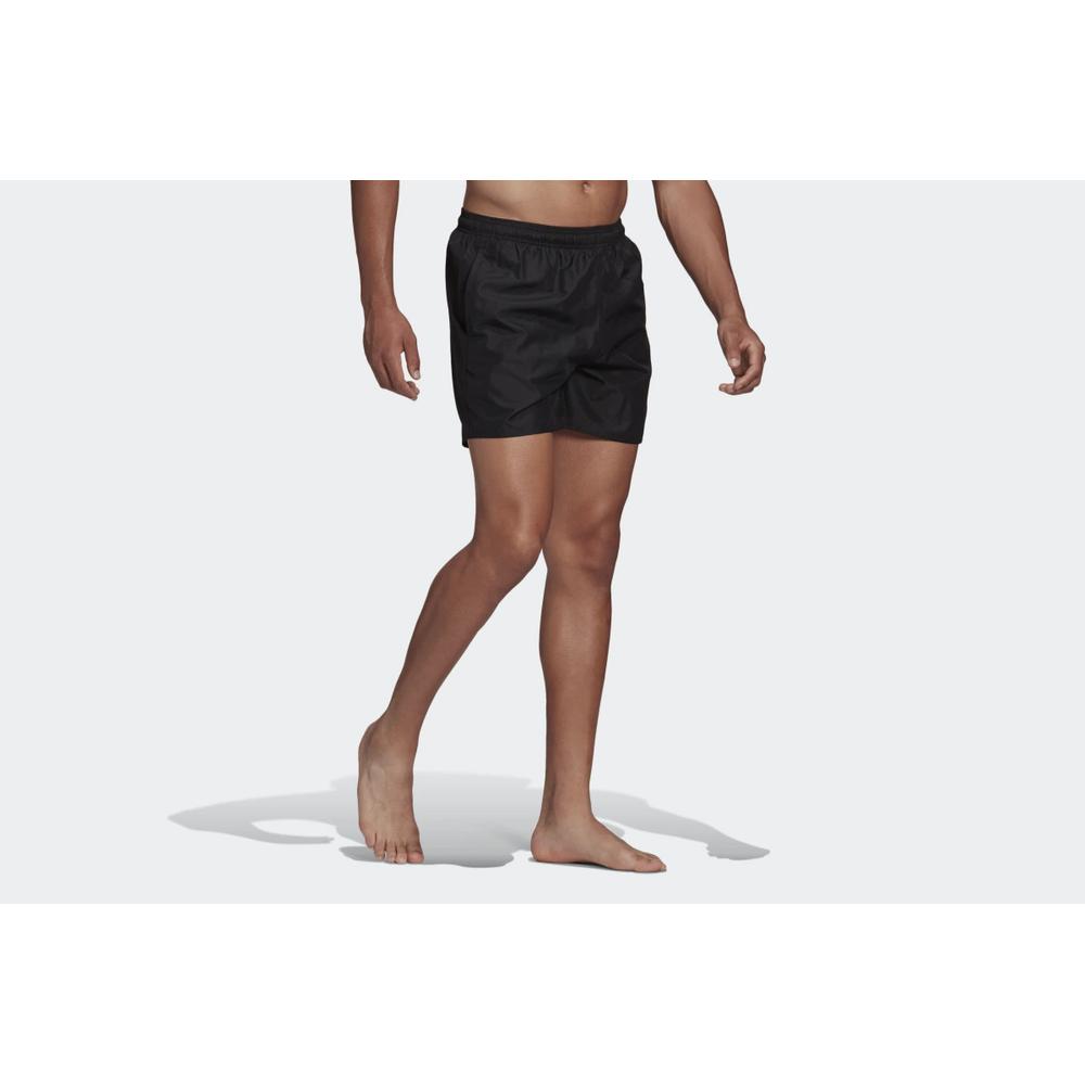 Krátké kalhoty adidas Solid Swim Shorts GQ1081 - černé