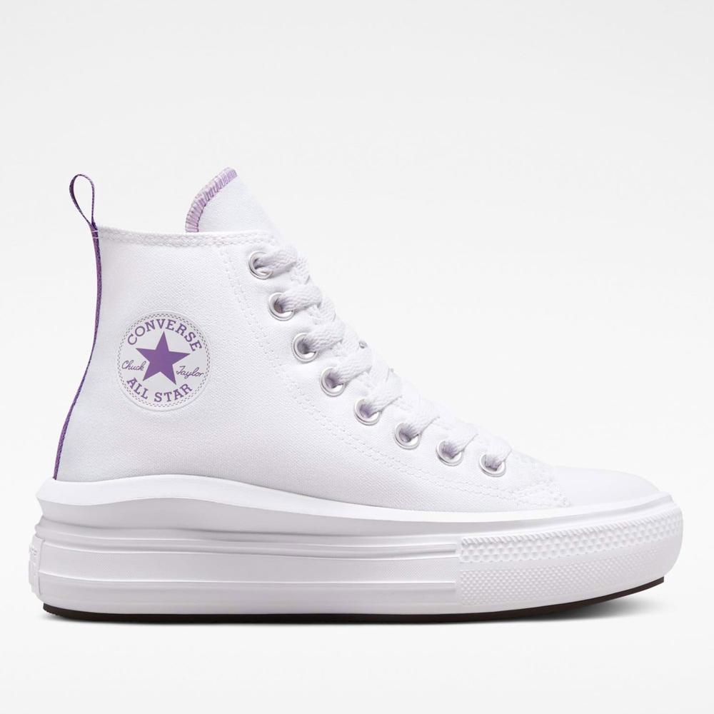 Boty Converse Chuck Taylor All Star Move Platform A03667C - bílé