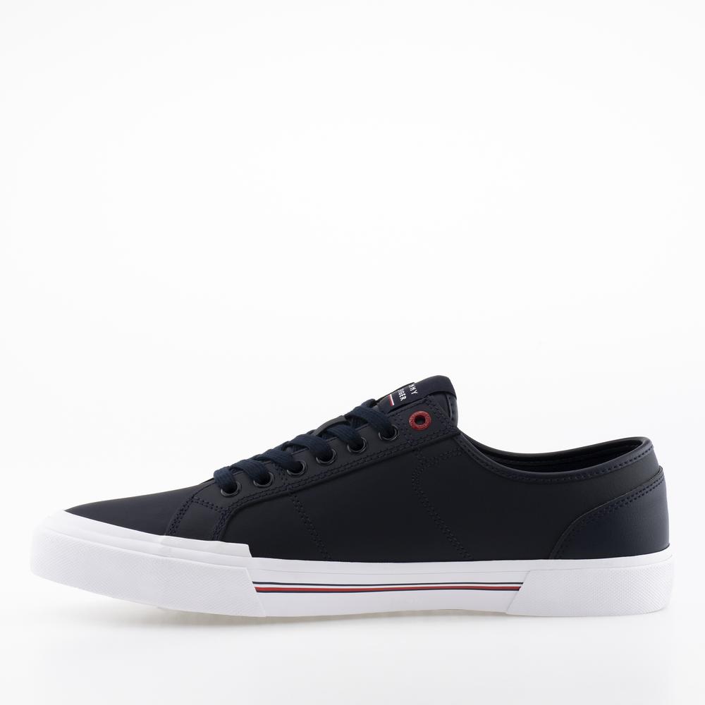 Boty Tommy Hilfiger Core Corporate Vulc FM0FM04561-DW5 - tmavě modrě