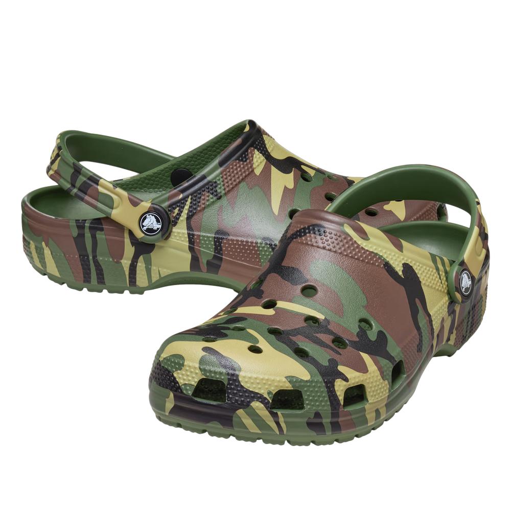 Unisex Žabky Crocs Classic Camouflage Clog 211936-3TC - různobarevné