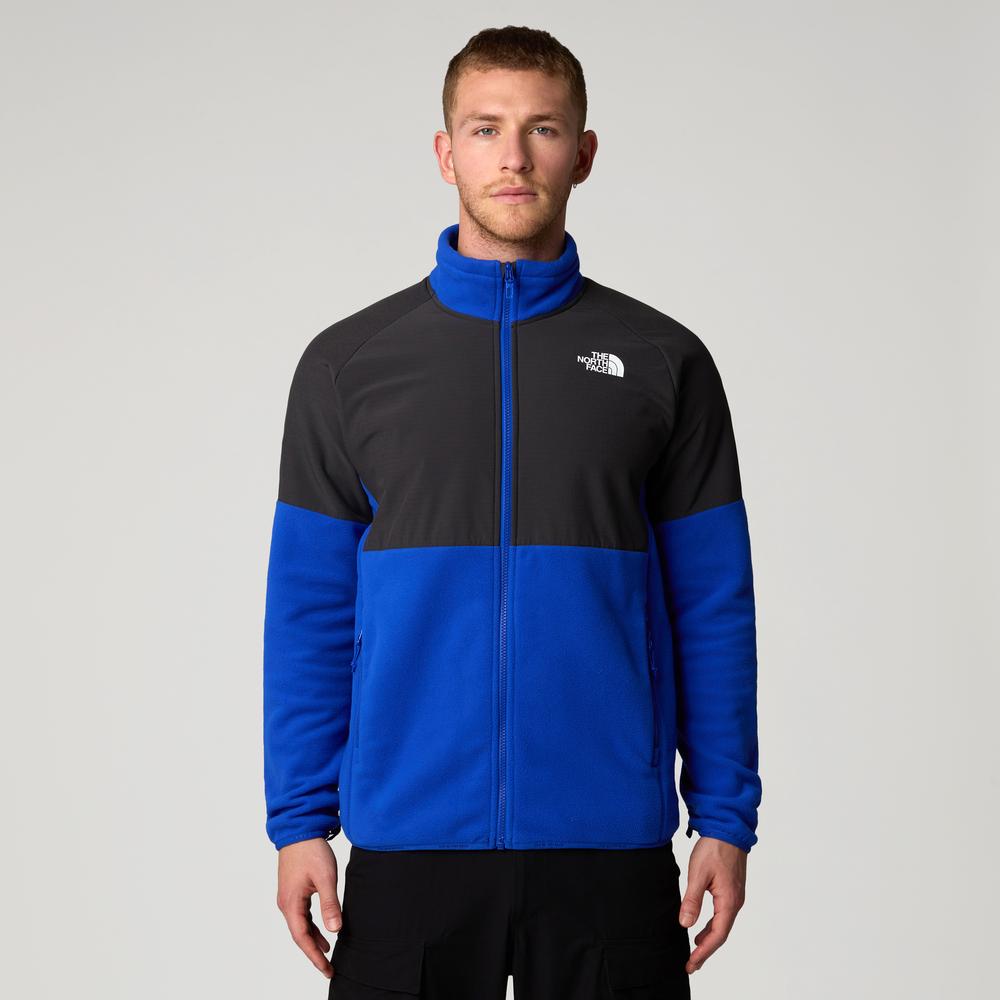 Mikina The North Face 100 Glacier Heavyweight Full-Zip Fleece 0A89JGJL11 - tmavě modrě