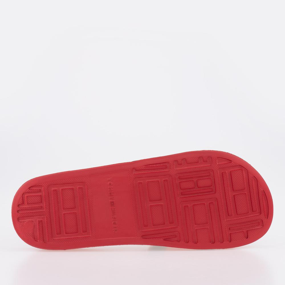 Žabky Tommy Hilfiger Rubber Flag Pool FM0FM04263-XLG - červené