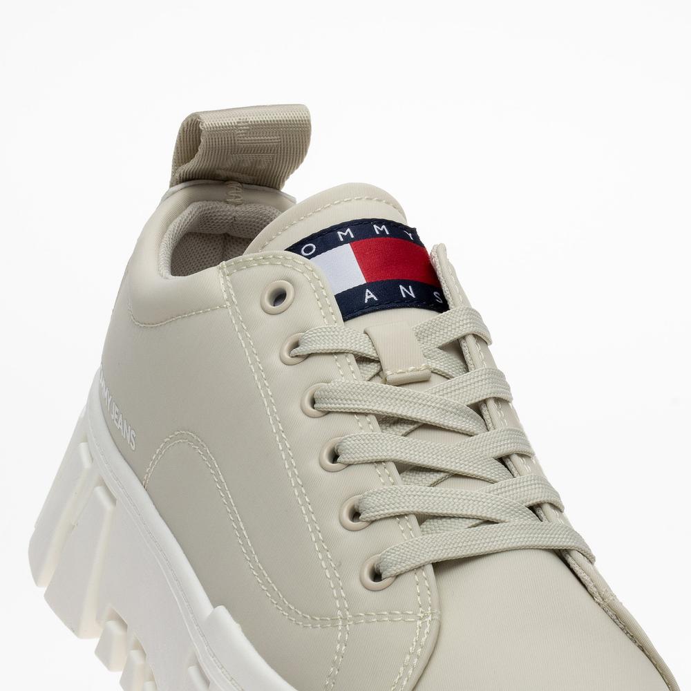 Boty Tommy Jeans Recycled Cleat Chunky EN0EN02240-AEV - béžové