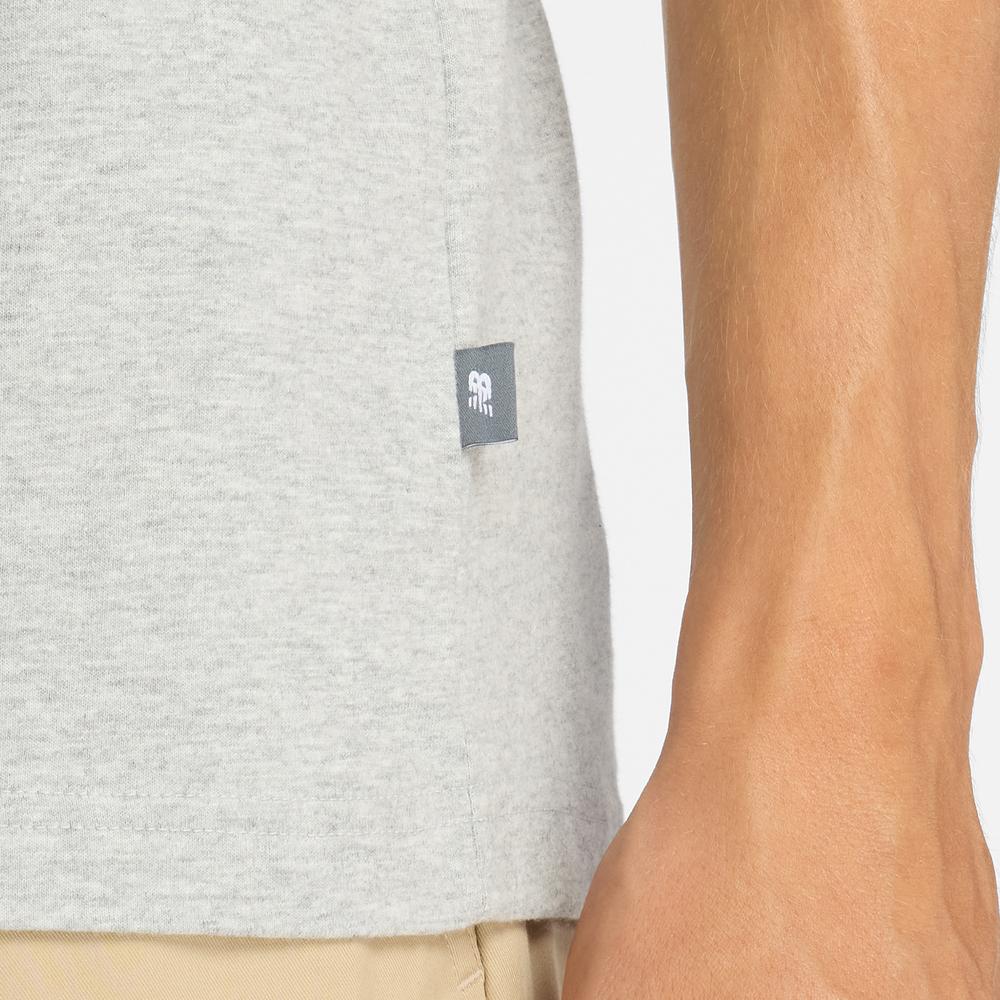 Pánské tričko New Balance MT61778SAG - šedivé