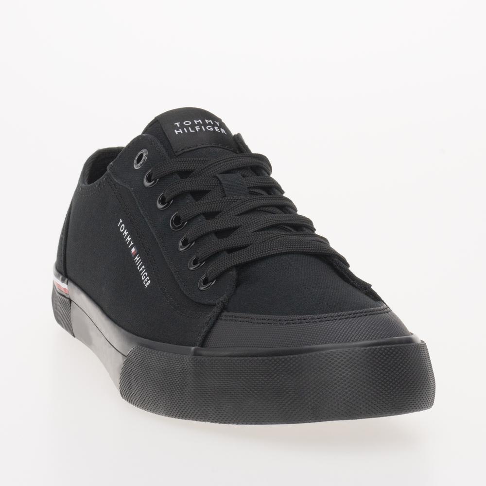 Boty Tommy Hilfiger Corporate Vulc Canvas FM0FM04954-BDS - černé